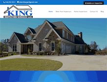 Tablet Screenshot of king-inspections.com